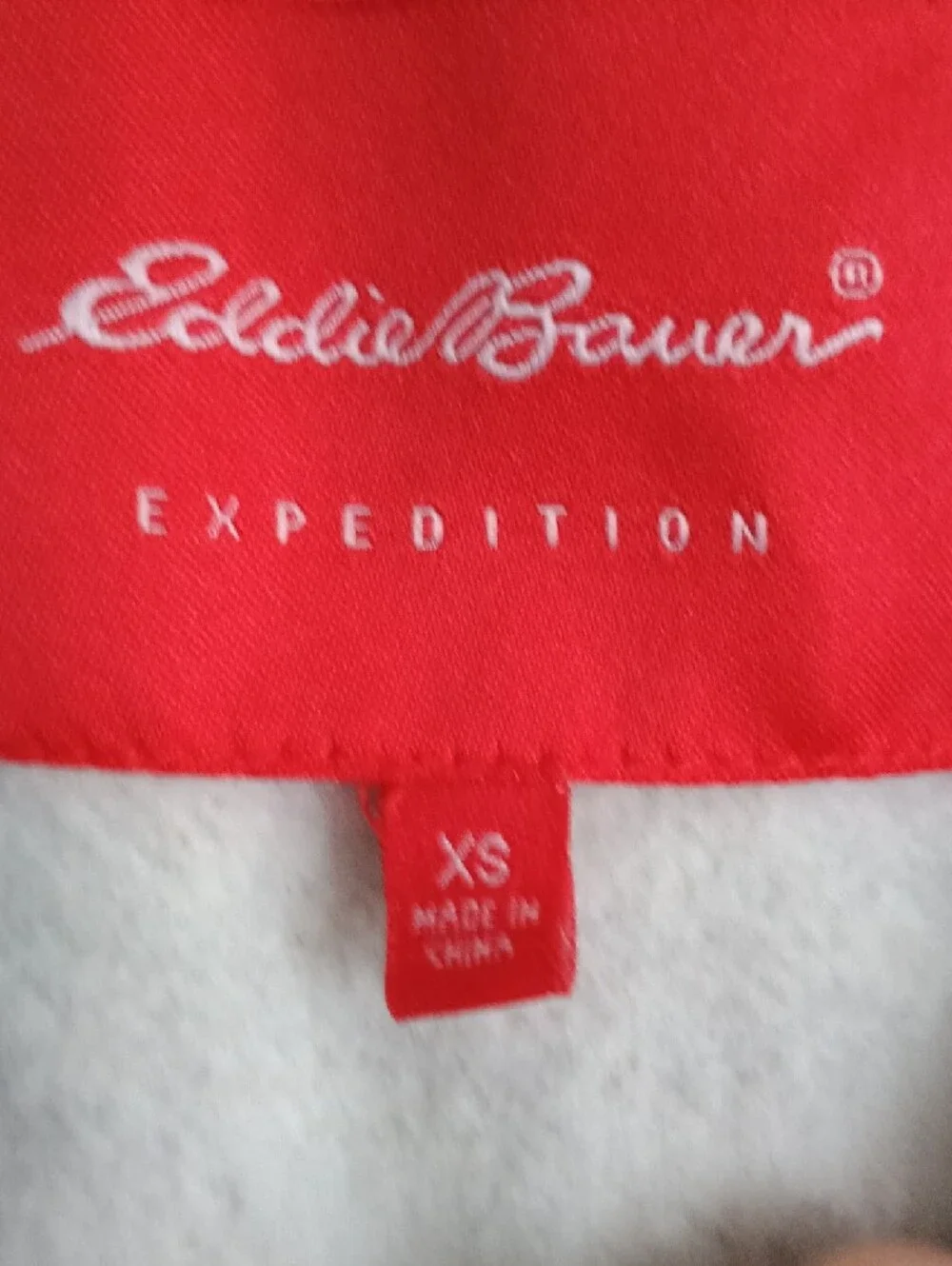 Eddie Bauer Gray Crewneck Sweatshirt with Script Logo - Picture 4 of 6